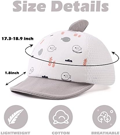 JANGANNSA Baby Duck Cap Infant Kids Sun Hat Bear Cute Cartoon Caps Spring Summer - Image 6