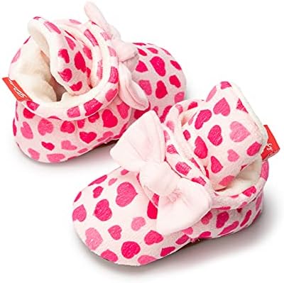 Meckior Newborn Infant Baby Girls Boys Warm Fleece Winter Booties First Walkers - Image 4