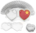 Beanie Baby Heart Tag Protectors 62 Pack – Clear Plastic Tag Covers by Unknown
