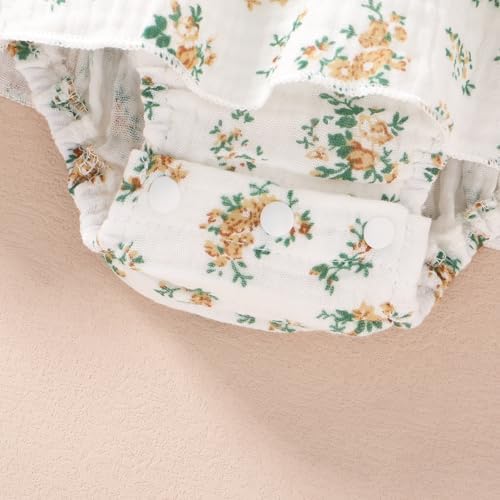 YOUNGER TREE Baby Girl Clothes Infant Summer Romper Dress Sleeveless Bodysuit - Image 6