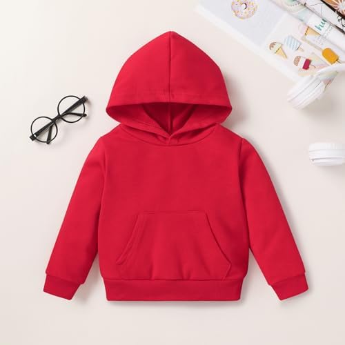 YOUNGER TREE Baby Clothes for Girls Boy Solid Color Hoodie and Sweatpants - Image 4