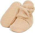 Ella Bonna Baby Booties Organic Cotton Muslin Newborn Baby Slippers Baby Boy by EllaBonna