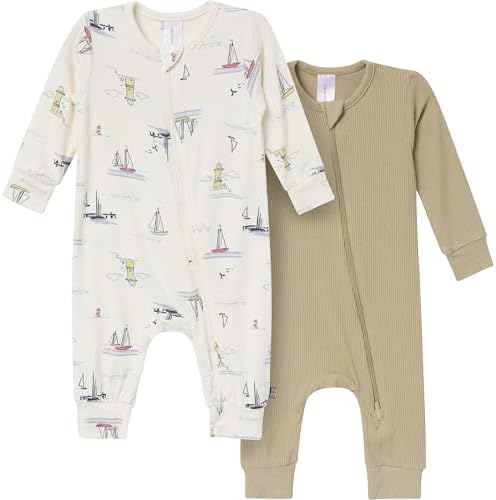 MODERNMOMENTS Baby Viscose 2-pack Footless Coveralls by ModernMomentsbyGerber