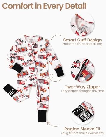 PATPAT Organic Cotton Baby Footie Pajamas - Image 5