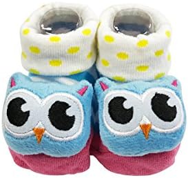 Bowbear Adorable Baby 6 Pair Non-Skid Bootie Socks - Image 6