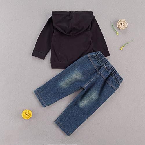 fhutpw Toddler Baby Boy Outfits Hoodie Sweatshirts & Jeans Clothes Set Fall - Image 3
