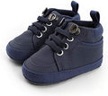 Meckior Toddler Baby Boys Girls High Tops Ankle Sneakers Soft Anti-Slip Sole PU by Meckior