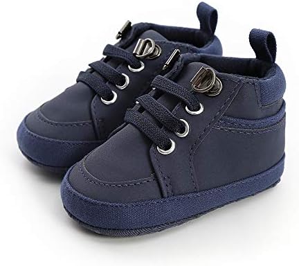 Meckior Toddler Baby Boys Girls High Tops Ankle Sneakers Soft Anti-Slip Sole PU by Meckior