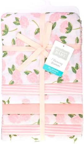 Hudson Baby Unisex Baby Cotton Polyester Flannel Receiving Blankets Bundle - Image 2