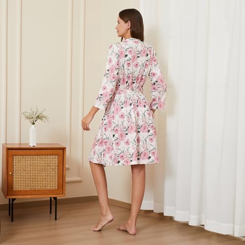 Galabloomer Maternity Robe and Receiving Blanket, Matching Mommy Labor Robe - Image 5