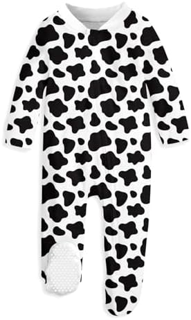 uideazone Baby Girls Footed Pajamas, Zip Sleeper by uideazone