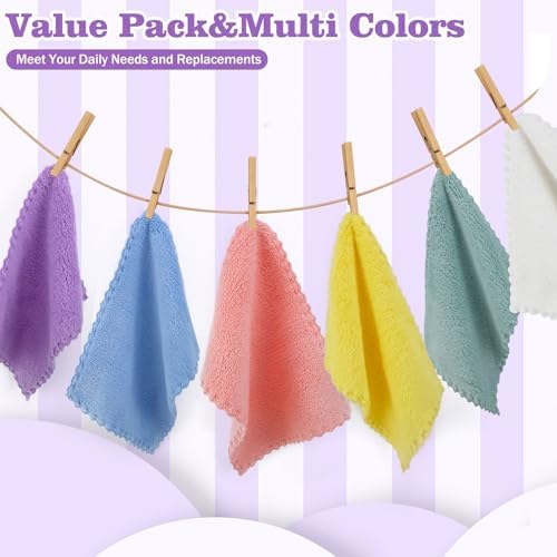 Puomue 24 Pack Baby Washcloths, Ultra Soft and Absorbent Baby Washcloths - Image 7