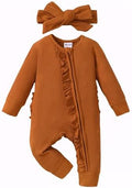 Mikrdoo Newborn Baby Girl Clothes Long Sleeve Romper by Mikrdoo