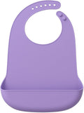 Silicone Adult Bib, Adjustable and Washable Bib by Tiwerlfe