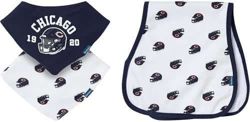 Gerber Baby Nfl Team Bandana Bibs and Burp Cloth Set by Gerber