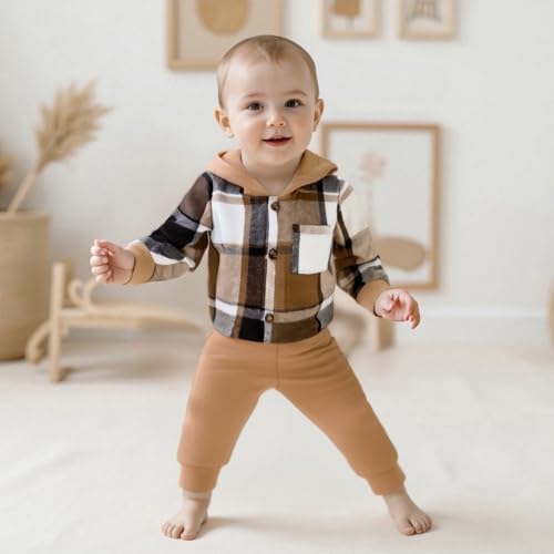 Giraropa Newborn Baby Boy Clothes Rib Knit Romper Jumpsuit Solid Sweater - Image 5