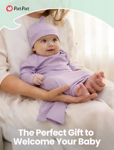 PATPAT Baby Sleeper Gown with Hat - Image 2