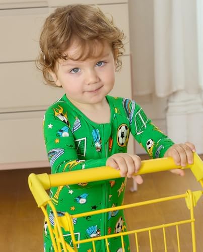babee Reshinee Bamboo Viscose Baby Footie Pajama, Zipper Sleeper Boys Girls - Image 7