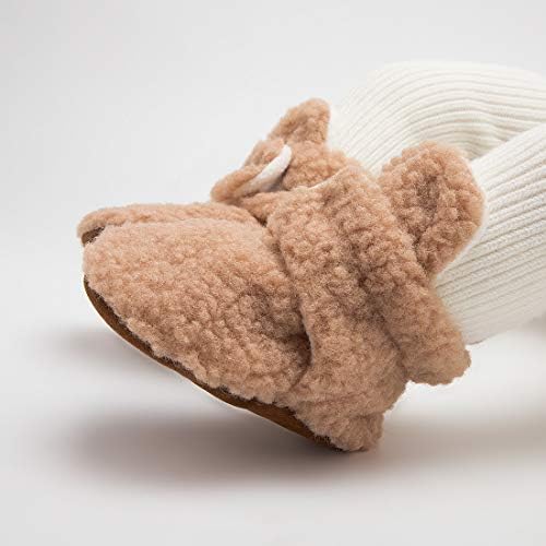 HsdsBebe Unisex Newborn Baby Cotton Booties Non-Slip Sole - Image 2