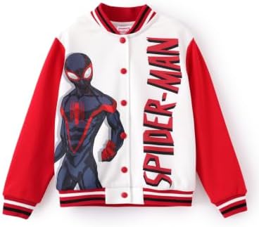 Disney Bomber Jacket Spider Man Marvel Toy Story Cars Varsity Cardigan2-13Y by Disney