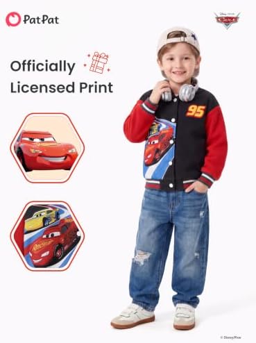 Disney Bomber Jacket Spider Man Marvel Toy Story Cars Varsity Cardigan2-13Y - Image 4