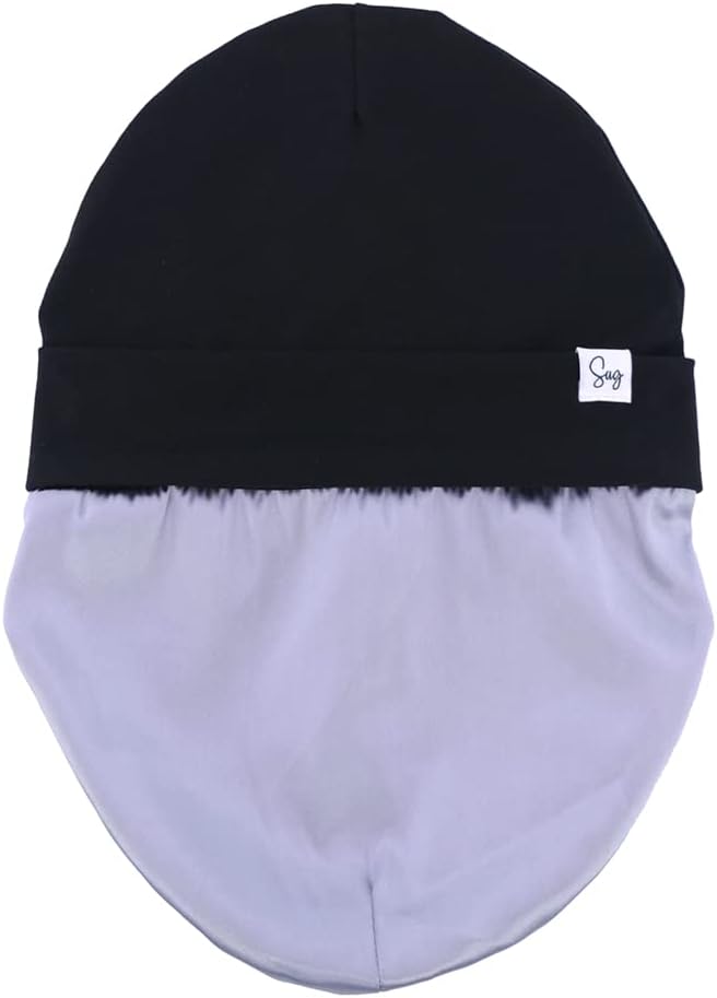 Jersey Beanie Hat for Newborn Baby Boys Girls Silky Satin Lined Hats Bonnet - Image 9