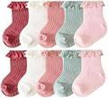 Newborn Baby-girls Socks and Bow Infant Toddler Ankle Socks by ToptimBabyHeadbands