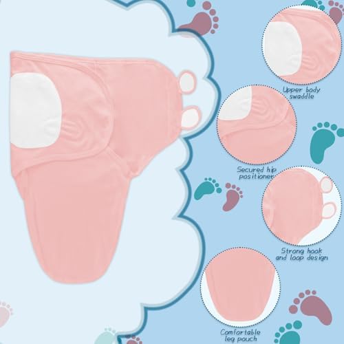 Baby Swaddle Sleep Sacks with Hats - Image 3