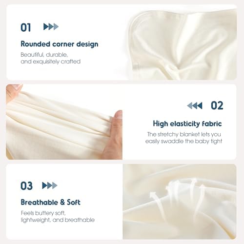 GRSSDER 2 Set Newborn Swaddle Blanket - Image 4
