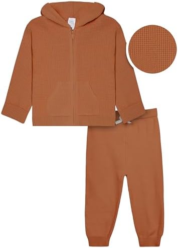 Modern Moments by Gerber Baby & Toddler Hooded Sweater Jacket & Jogger - Image 4