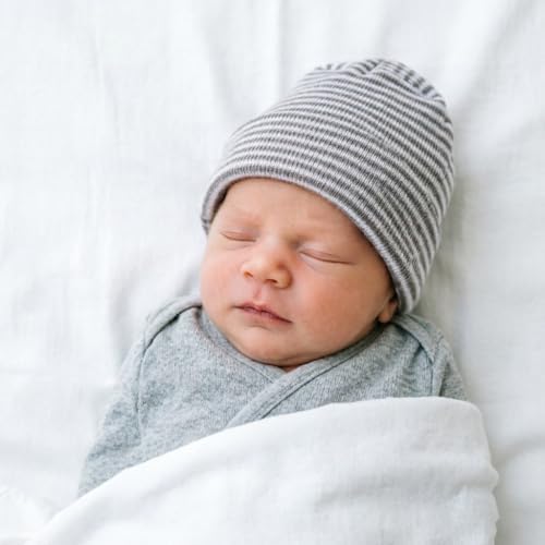 DRESHOW BQUBO 4 Pack Newborn Hospital Hat Infant Baby Hat Cap - Image 3