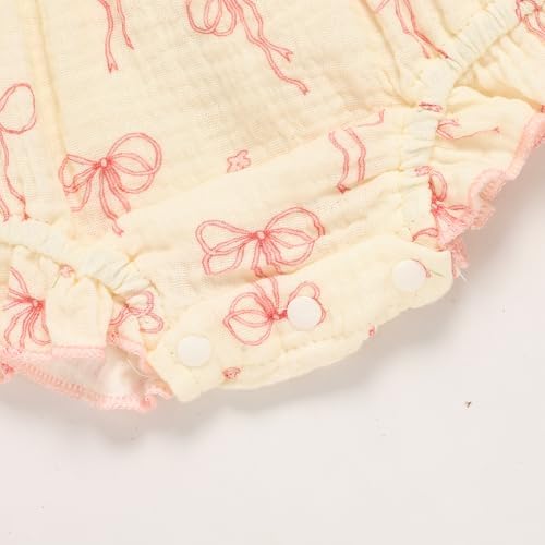 TITKKOP Ruffle Bubble Romper for Baby Girl | One-Piece Shorts Jumpsuit | Summer - Image 5