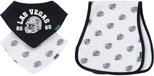 Gerber Baby Nfl Team Bandana Bibs and Burp Cloth Set by Gerber