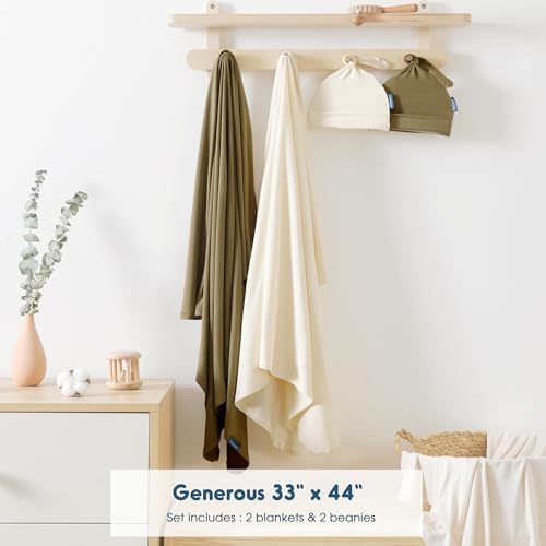 GRSSDER 2 Set Newborn Swaddle Blanket - Image 2