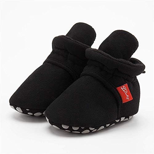 HsdsBebe Unisex Newborn Baby Cotton Booties Non-Slip Sole - Image 3