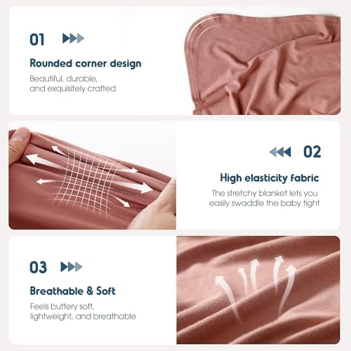 GRSSDER 2 Set Newborn Swaddle Blanket - Image 4