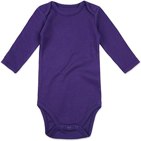 ROMPERINBOX Unisex Baby Onsies Solid Baby Bodysuit Romper Blank by RomperinBox