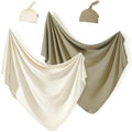 GRSSDER 2 Set Newborn Swaddle Blanket by BUYNOW