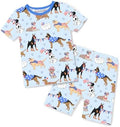 babee Reshinee Bamboo Viscose Toddler Boys Pajamas Set, Short Sleeve Kids by babeeReshinee