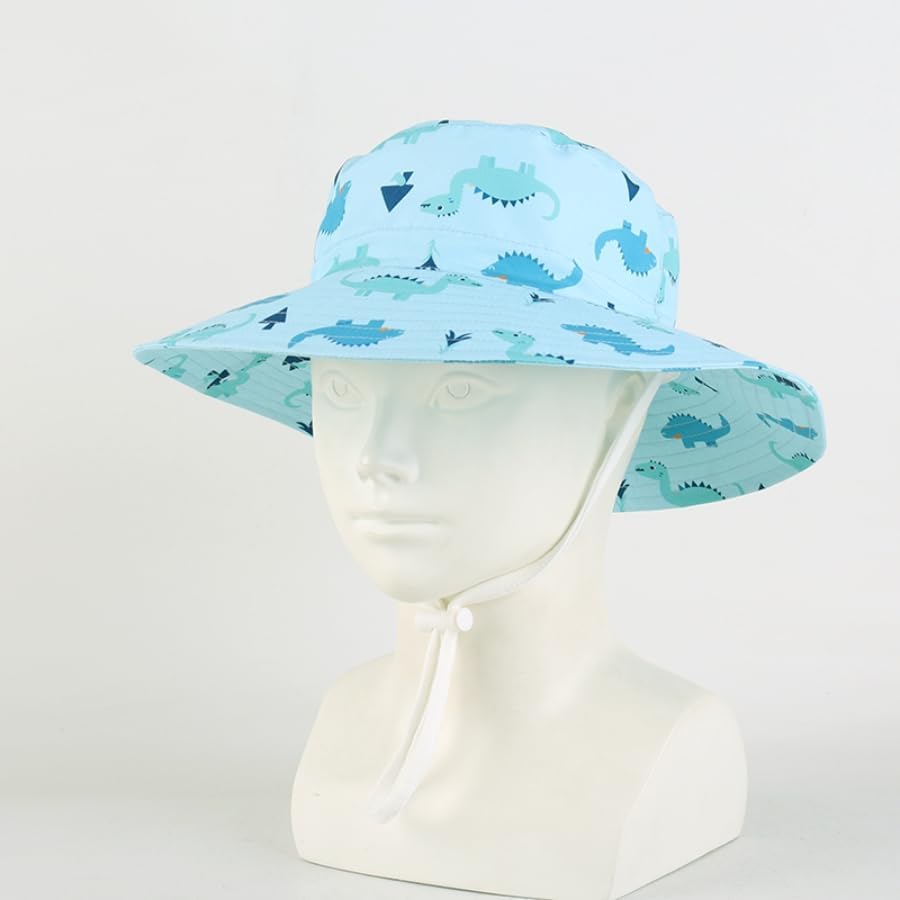 LANGZHEN Sun Protection Hat for Kids Toddler Boys Girls Wide Brim Summer - Image 3