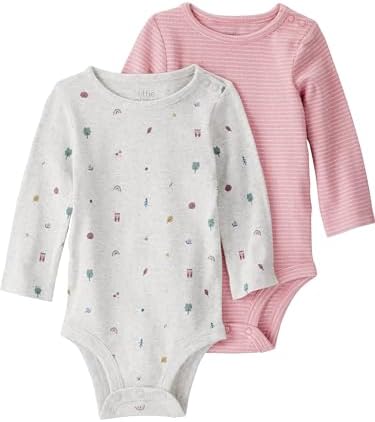little planet by carter's Baby 2-Pack Organic Cotton Long-Sleeve Bodysuits by LittlePlanet