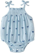 ROMPERINBOX Baby Girl Bodysuit Cotton Spaghetti Strap Sleeveless Onsies Summer by RomperinBox