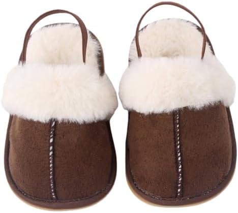 Baby Shoes Pink Leopard Baby Girl Slippers Non-Slip Soft Sole Toddler First - Image 5