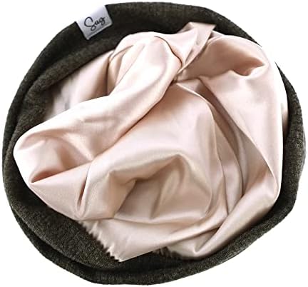Jersey Beanie Hat for Newborn Baby Boys Girls Silky Satin Lined Hats Bonnet - Image 3
