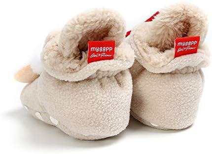 Baby Booties Cozy Fleece Slippers Soft Baby Shoes - Image 5