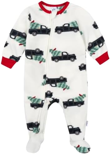 Gerber Baby & Toddler Fleece Footed Pajamas 2-Pack - Image 2