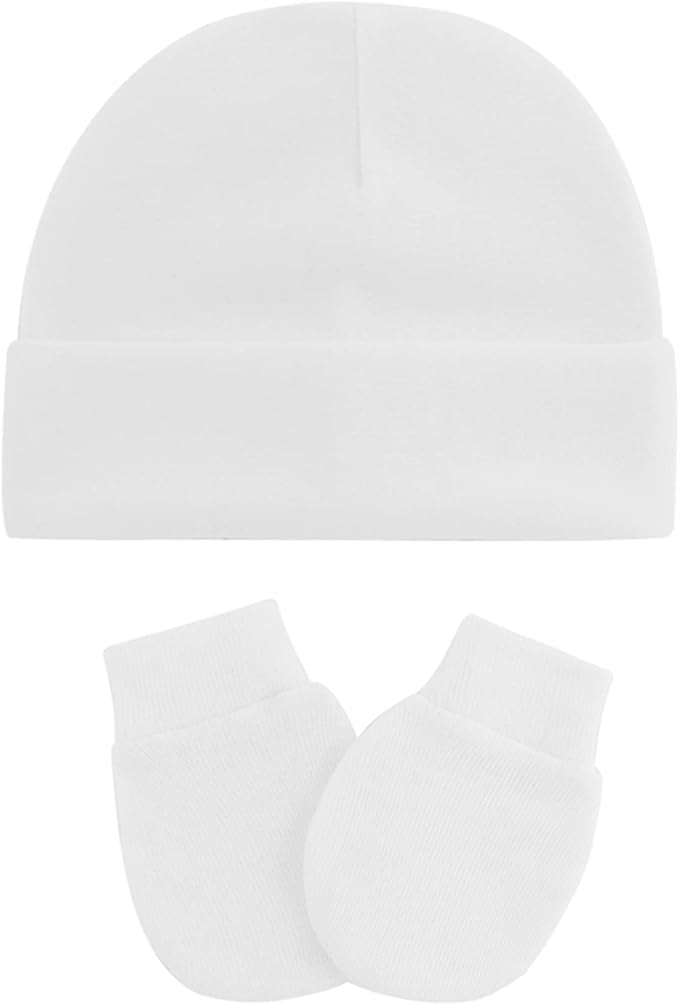 Zando Anti-Scratch Baby Hats Mittens Warm Newborn Infant Boys Girls 0-6M | by ZANDO