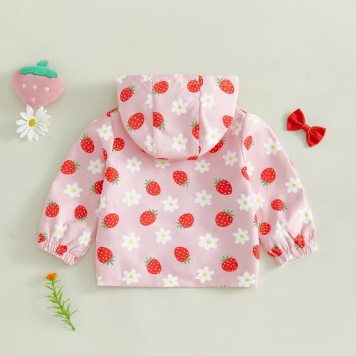 Toddler Baby Girl Windbreaker Jacket Zip Up Hoodie Long Sleeve Sweatshirt - Image 6