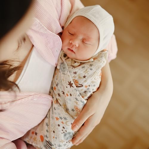 mushie Muslin Baby Swaddle Blanket | 100% Organic Cotton - Image 5