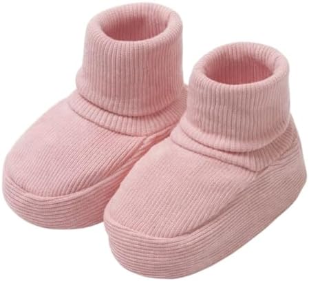 CEOBABY Baby Booties 0–3 Months, Newborn Shoes, Soft Cotton Infant Bootie Socks by CEOBABY